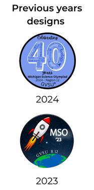 2023 and 2024 Region 12 Michigan Science Olympiad Button Competition Winners